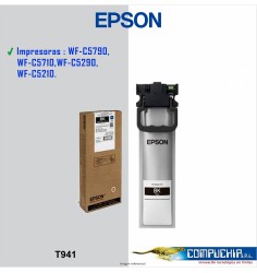 BOLSA DE TINTA EPSON R04X12A DURABRITE PRO COLOR NEGRO C13T942120-AL