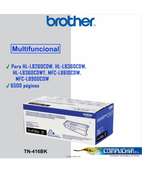 TONER BROTHER TN-416BK