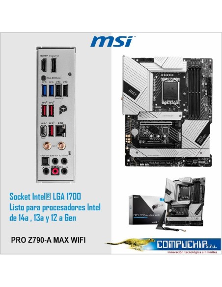 Motherboard MSI PRO Z790-A MAX WIFI, Chipset Intel Z790, LGA1700, HDMI, DP, ATX