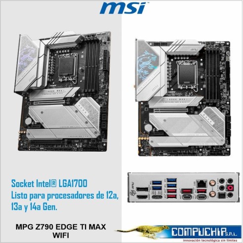 Motherboard MSI MPG Z790 EDGE TI MAX WIFI, Chipset Intel Z790, LGA1700, HDMI, DP, ATX