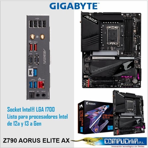 Motherboard Gigabyte Z790 AORUS ELITE AX (rev. 1.0), Chipset Intel Z790, LGA1700, ATX