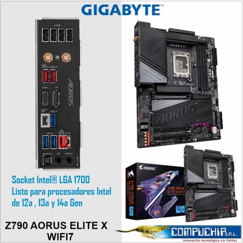 Motherboard Gigabyte Z790 AORUS ELITE X WIFI7(rev1.0) Chipset Intel Z790 , LGA1700.