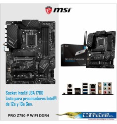 Motherboard MSI PRO Z790-P WIFI DDR4, Chipset Intel Z790, LGA1700, ATX