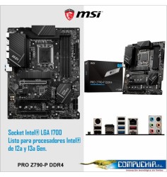 Motherboard MSI PRO Z790-P DDR4, Chipset Intel Z790, LGA1700, ATX