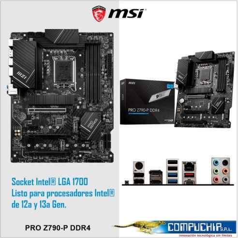 Motherboard MSI PRO Z790-P DDR4, Chipset Intel Z790, LGA1700, ATX