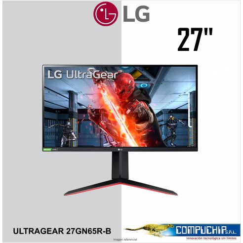 Monitor Gaming LG UltraGear 27GN65R, 27" FHD (1920x1080) IPS, Antirreflejo