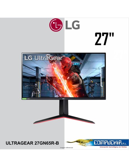 Monitor Gaming LG UltraGear 27GN65R, 27" FHD (1920x1080) IPS, Antirreflejo