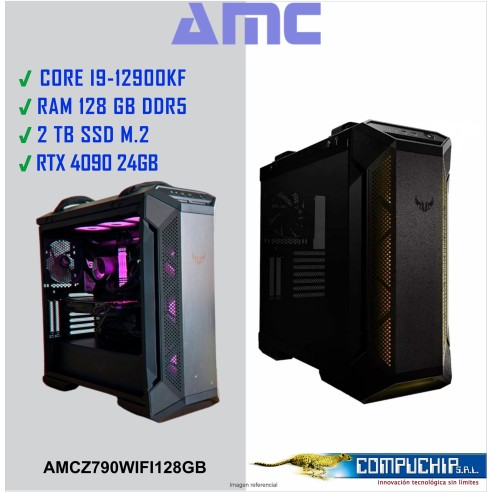 PC INTEL CORE i9-12900KF 3.20 GHZ, Z790-A WIFI 128GB DDR5, 2TB SSD M.2.