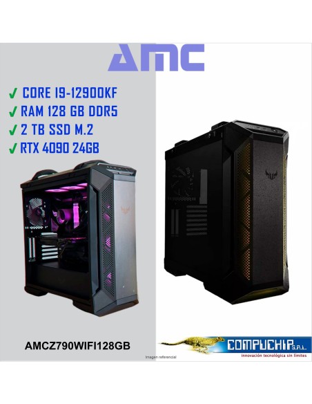 PC INTEL CORE i9-12900KF 3.20 GHZ, Z790-A WIFI 128GB DDR5, 2TB SSD M.2.