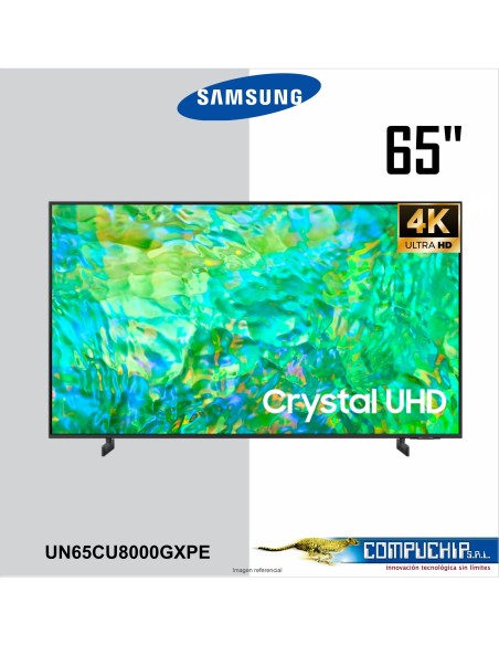 Televisor SAMSUNG Crystal UHD 65" 4K Smart TV UN65CU8000GXPE