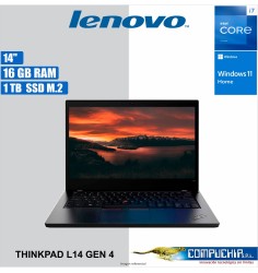 Notebook Lenovo ThinkPad L14 Gen 4, 14" FHD IPS Core i7-1355U 1.7/5.0GHz 16GB DDR4-3200MHz