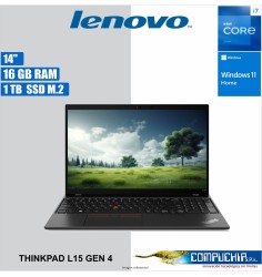 Notebook Lenovo ThinkPad L15 Gen 4, 15.6" FHD IPS Core i7-1355U 1.7/5.0GHz, 16GB DDR4-3200