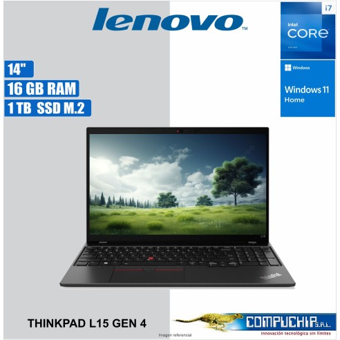 Notebook Lenovo ThinkPad L15 Gen 4, 15.6" FHD IPS Core i7-1355U 1.7/5.0GHz, 16GB DDR4-3200