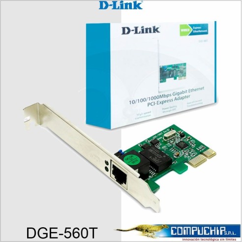 Tarjeta de red D-Link DGE-560T Gigabit Pci Express.