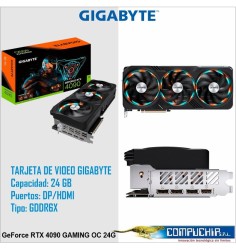 Tarjeta de video Gigabyte GeForce RTX 4090 GAMING OC 24G, 24GB GDDR6X, PCI-E 4.0x16
