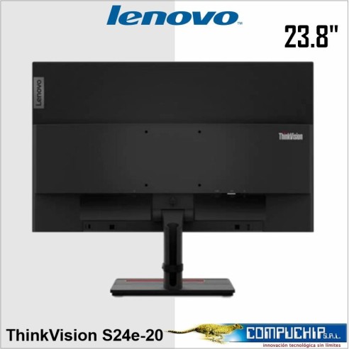 Monitor Lenovo ThinkVision S24e-20, 23.8" 1920x1080 VA, HDMI, VGA, Audio Out