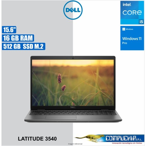 Notebook Dell Latitude 3540 15.6" FHD IPS LED Core i5-1335U hasta 4.6GHz 16GB DDR4-3200MHz