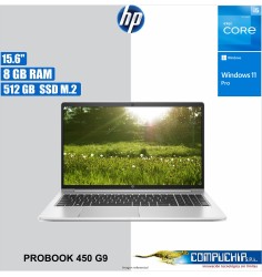 Notebook HP ProBook 450 G9, 15.6" FHD UWVA, Core i5-1235U 1.30 / 4.40GHz, 8GB DDR4-3200MHz