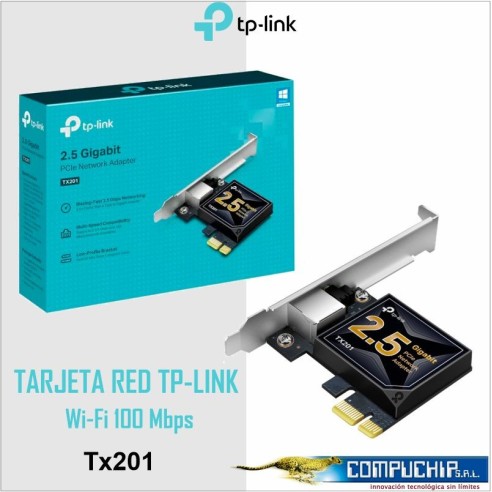 TARJETA DE RED TP-Link 2.5 Gigabit PCIe Network Adapter