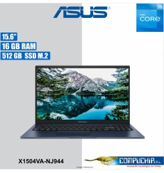 Notebook ASUS X1504VA-NJ944, 15.6" LED FHD 16:9, 60Hz, Core i5-120U 1.4/5GHz, 16GB DDR4
