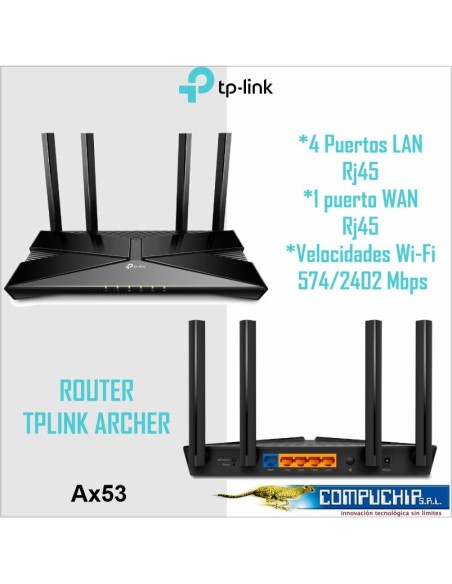 ARCHER AX53 TP-Link Router Wi-Fi 6 / AX3000 Dual Band
