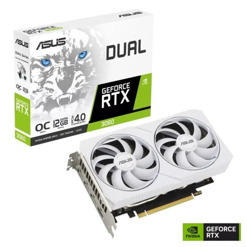 Tarjeta de video ASUS Dual GeForce RTX 3060 V2 OC Edition, 12GB GDDR6