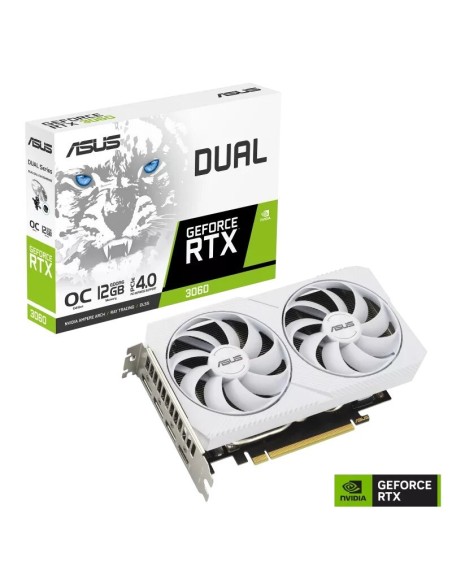 Tarjeta de video ASUS Dual GeForce RTX 3060 V2 OC Edition, 12GB GDDR6