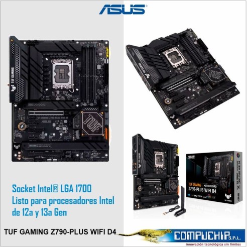 Motherboard Asus TUF GAMING Z790-PLUS WIFI D4 , Chipset Intel Z790, LGA1700, ATX