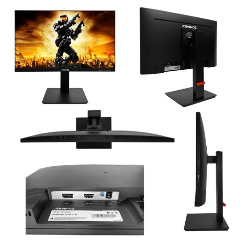 Monitor Advance ADV-2450S, 23.8" IPS, 1920x1080, Full HD, HDMI, DP, SPEAKER