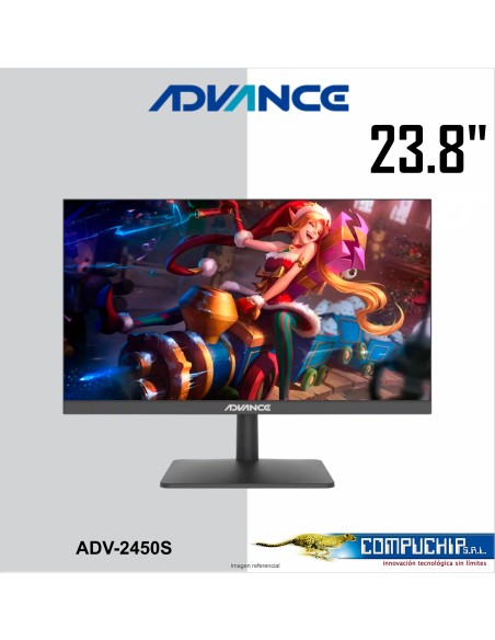Monitor Advance ADV-2450S, 23.8" IPS, 1920x1080, Full HD, HDMI, DP, SPEAKER