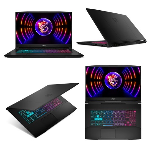 Notebook MSI Katana 17 B13VFK 17.3" FHD IPS 144Hz Core i7-13620H hasta 4.9G 16GB DDR5-5200