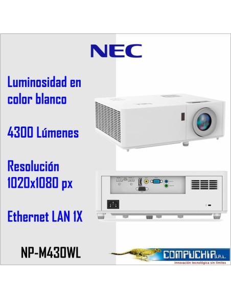 PROYECTOR NEC NP-M430WL, 4300 LUMENES,