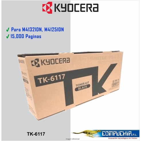 TONER KYOCERA TK-6117 PARA M4132IDN / M4125IDN 1T02P10USJ 15000 PAG TK-6117