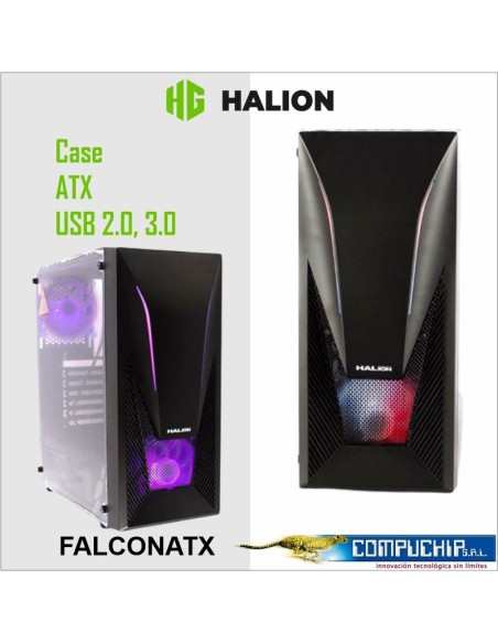 CASE GAMER HALION FALCON ATX 500W RGB