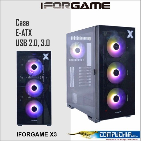 CASE GAMER SIN FUENTE IFORGAME X3