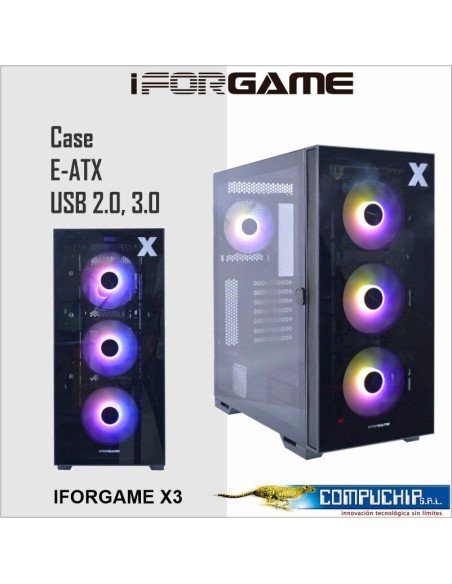 CASE GAMER SIN FUENTE IFORGAME X3