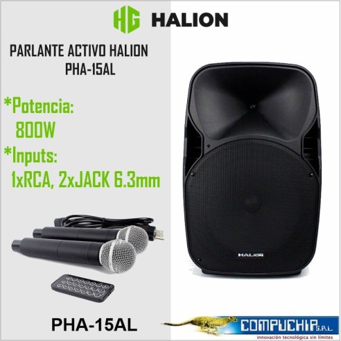 PARLANTE ACTIVO HALION PHA-15AL
