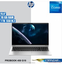 Notebook HP ProBook 450 15.6" LCD LED FHD UWVA, Core i7-1355U 1.70/5.00GHz, 16GB DDR4-3200