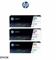Cartucho de Toner HP cian, magenta y amarillo de 410X