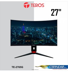 Monitor Teros TE-2765G, 27", VA, Curvo, 165hz, 2560x1440 QHD, HDMI / DP / AUDIO 3.5mm