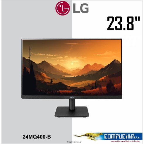 Monitor LG 24MQ400-B, 23.8", 1920x1080, IPS, Full HD, HDMI / VGA.