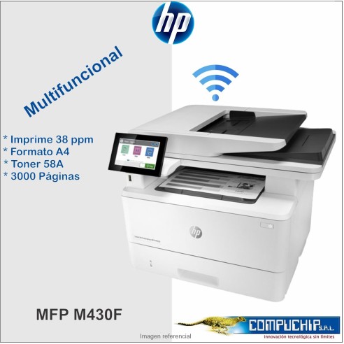 HP LaserJet Enterprise MFP M430f - Impresora multifunción - B/N HP