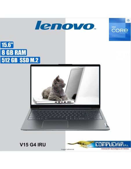 Notebook Lenovo V15 G4 IRU, 15.6" FHD TN, Core i5-13420H 2.1 / 4.6GHz, 8GB DDR4-3200MHz