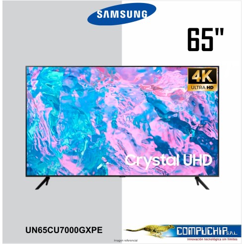 Televisor Samsung Smart Tv 65" Crystal Uhd 4k UN65CU7000GXPE