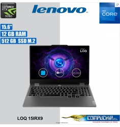 Notebook Lenovo LOQ 15IRX9 15.6" FHD IPS, Core i7-13650HX 2.6/4.9GHz 12GB DDR5-4800MHz