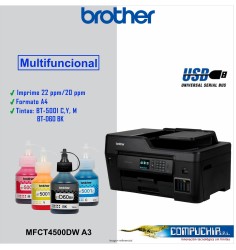 IMPRESORA MULTIFUNCIONAL BROTHER MFCT4500DW A3