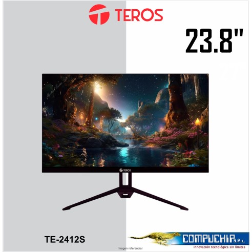 Monitor flat Teros TE-2412S, 23.8" IPS, 1920x1080 Full HD, HDMI, VGA , SPEAKER