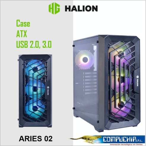 CASE GAMER CON FUENTE HALION ARIES 02