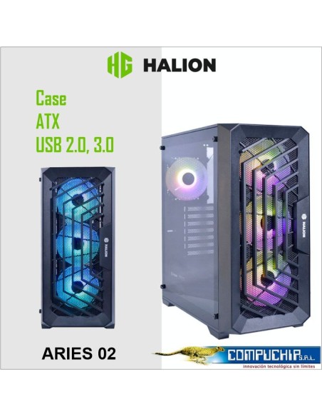 CASE GAMER CON FUENTE HALION ARIES 02