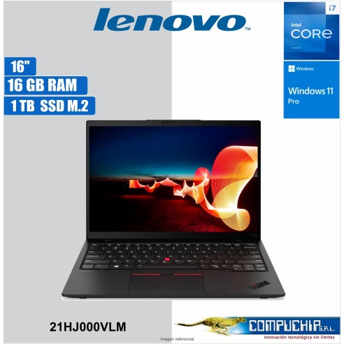 Notebook Lenovo ThinkPad T16 Gen 2, 16" WUXGA IPS, Core i7-1355U 1.7/5.0GHz 16GB DDR5-5200